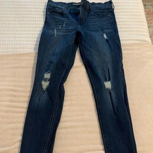Dark wash Express jeans